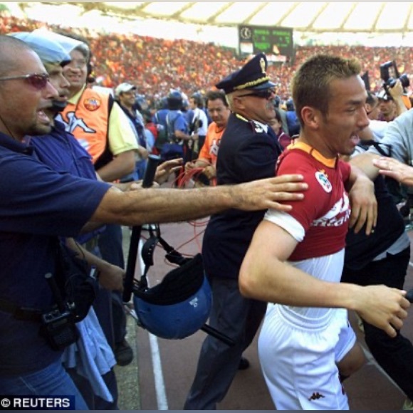 Rare Kappa AS ROMA Italy Football Soccer Shorts Youth SZ XL • 152CM - Picture 4 of 6